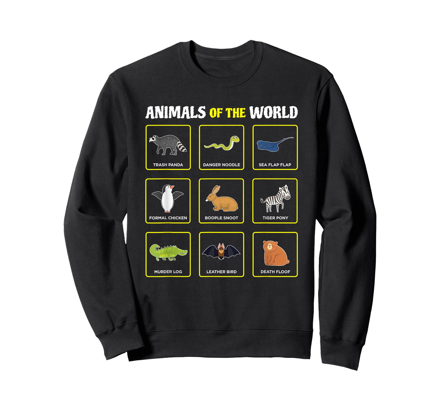 Animals Of The World Funny Rare Animals Memes T-Shirt