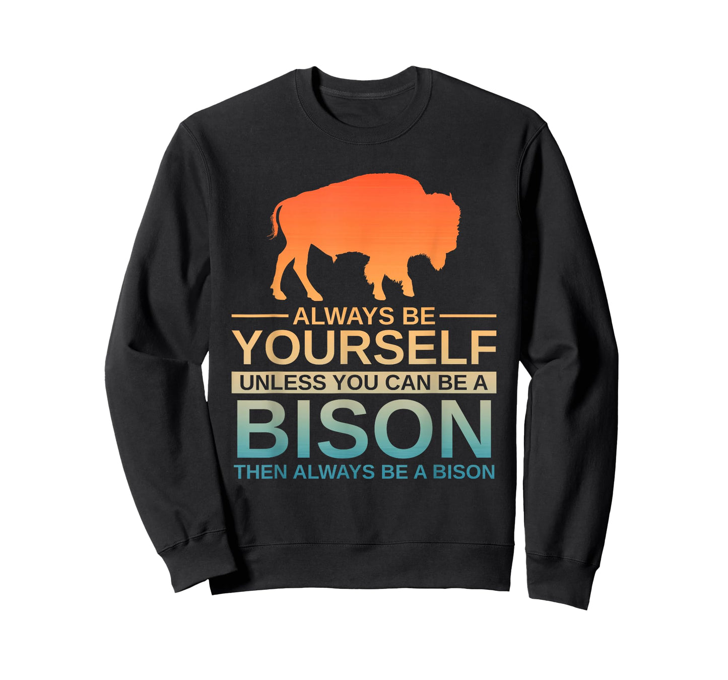 Cool Bison Design for Men Women Buffalo Animal Lovers Bison T-Shirt