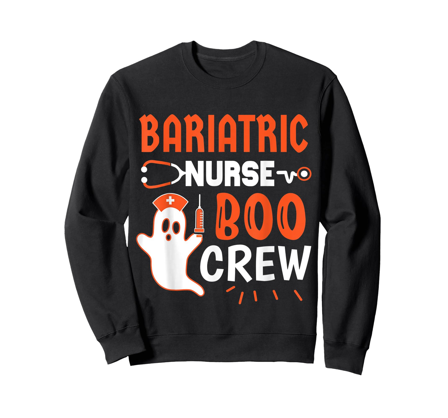 Bariatric Nurse Boo Crew Halloween Bariatric Nurse T-Shirt