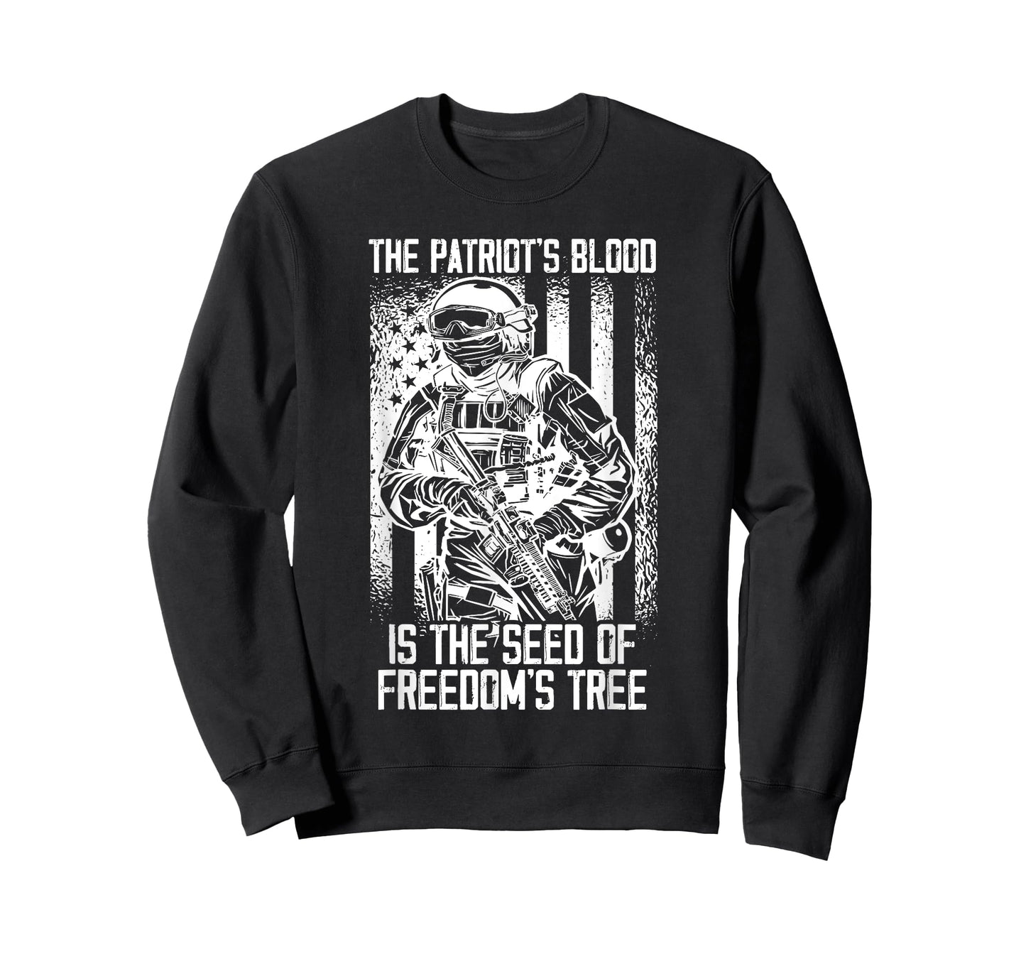 The Patriot Soldier Is The Seed of Freedom Tree 4th of July T-Shirt