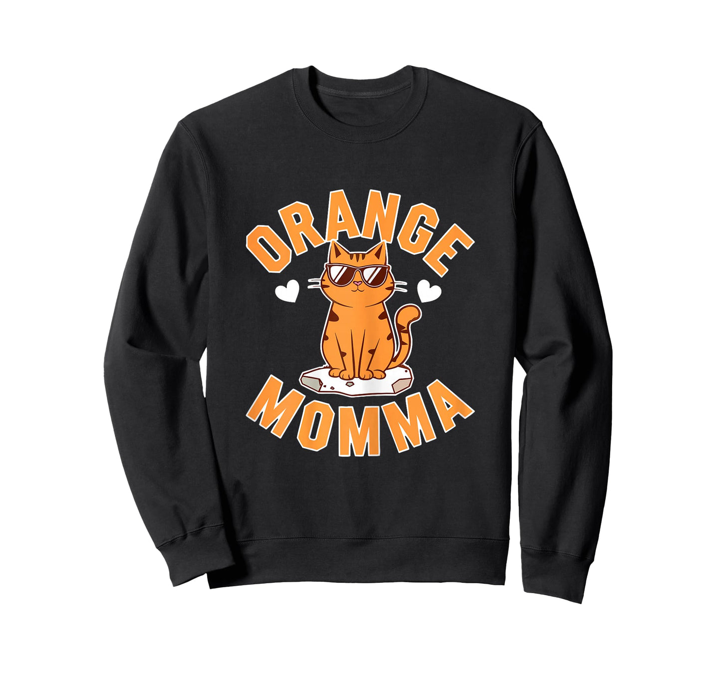 Orange Momma Shirt Women Tabby Cat Mom Mommy Mothers Day T-Shirt