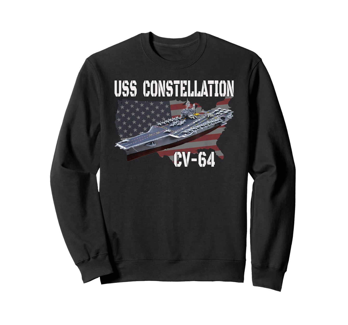 USS Constellation CV-64 Aircraft Carrier Veterans Day T-Shirt