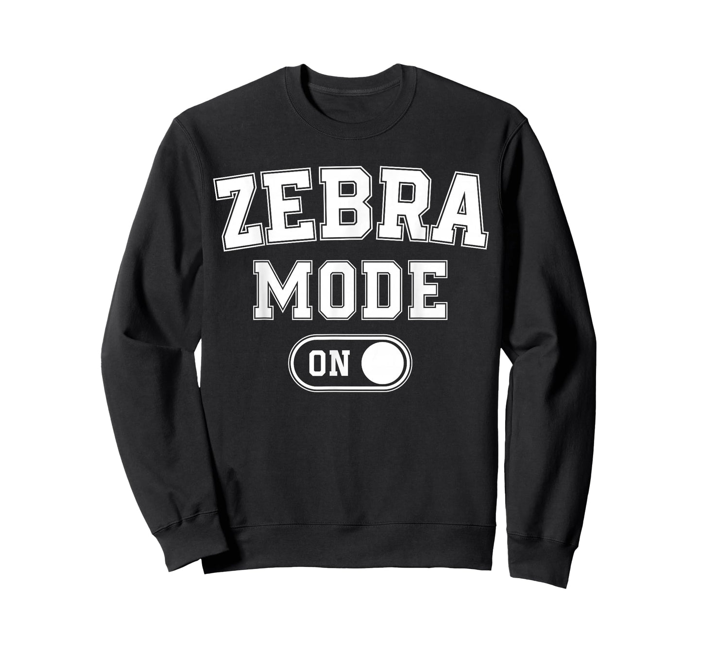 Zebra Mode On Costume Funny Safari Gift Zoo Animal Lover T-Shirt