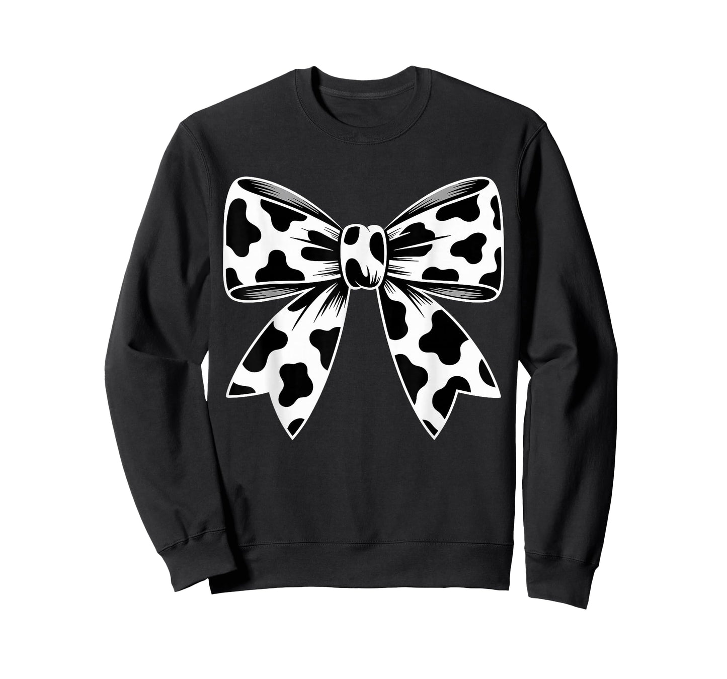 Cute Coquette Bow Cowprint Cow Pattern for Womens and Girls T-Shirt