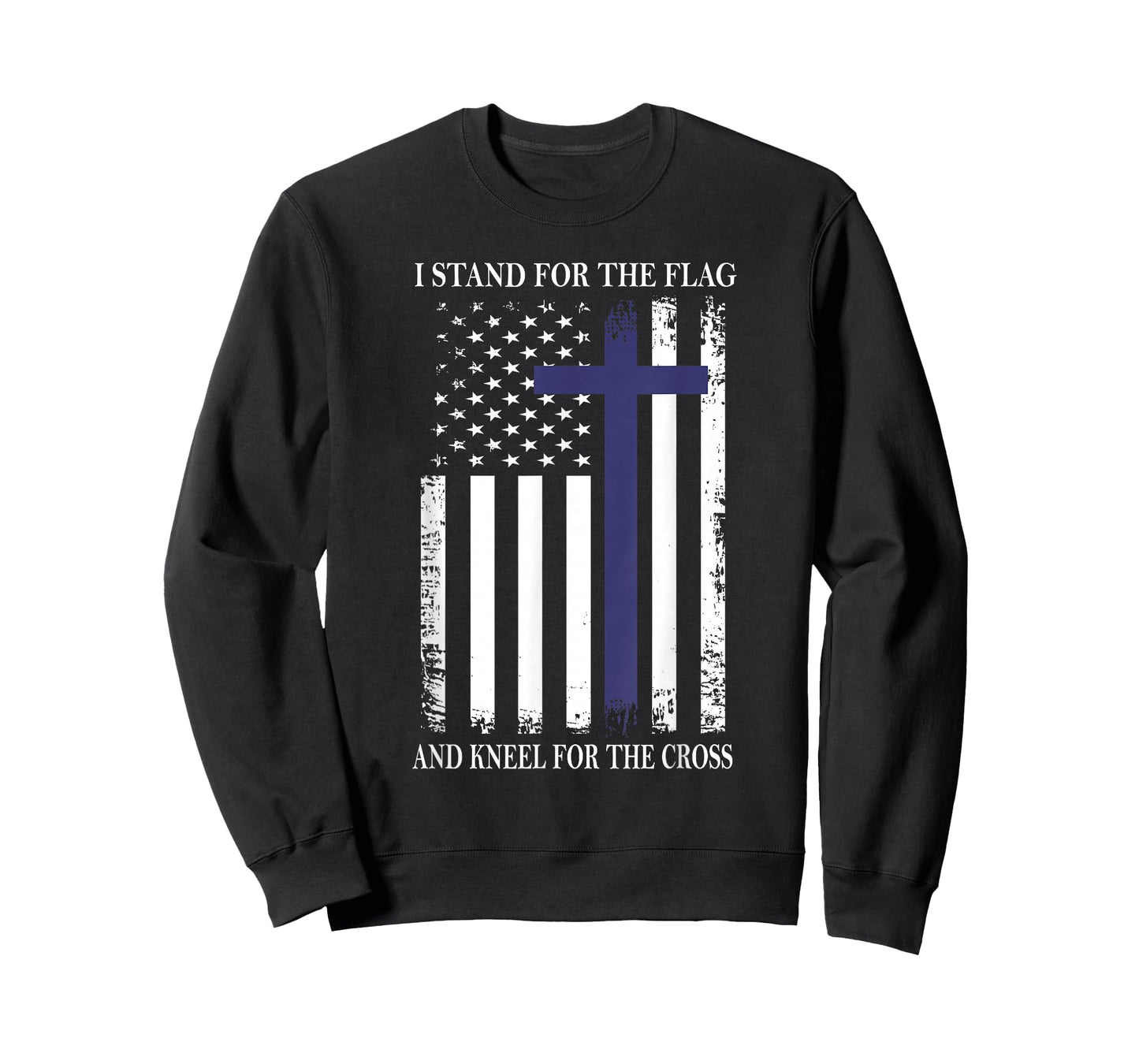 I Proudly Stand For The Flag Kneel For The Cross Patriotic T-Shirt