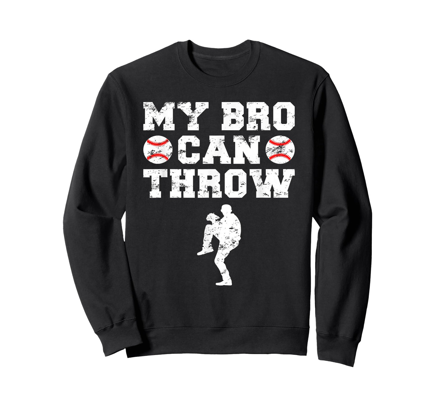 Baseball Pitcher Funny Sister Brother T-Shirt