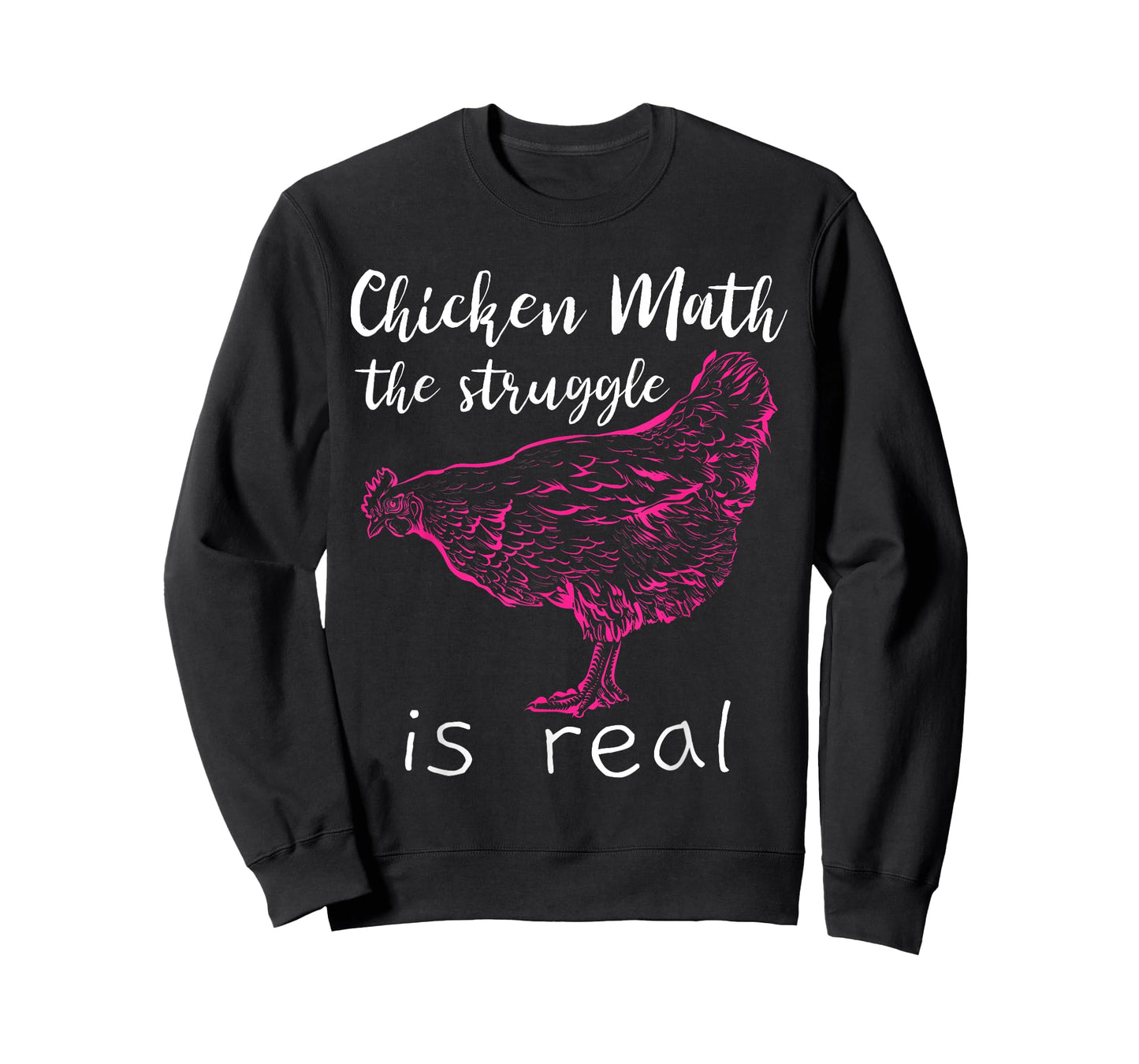 Chicken Math the Struggle is Real T-Shirt