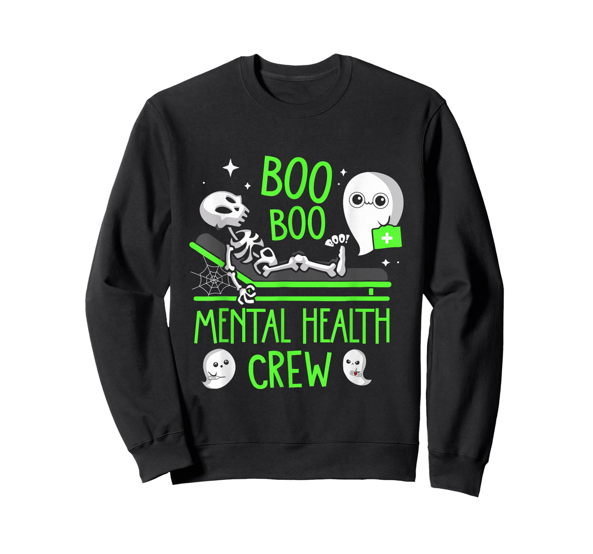 Mental Health Nurse Psych Boo Boo Crew Nursing Halloween T-Shirt