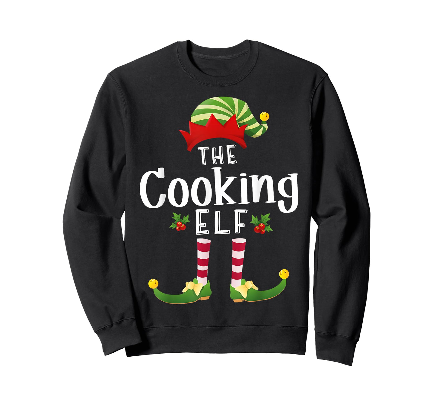 Cooking Christmas Elf Matching Pajama X-Mas Party T-Shirt