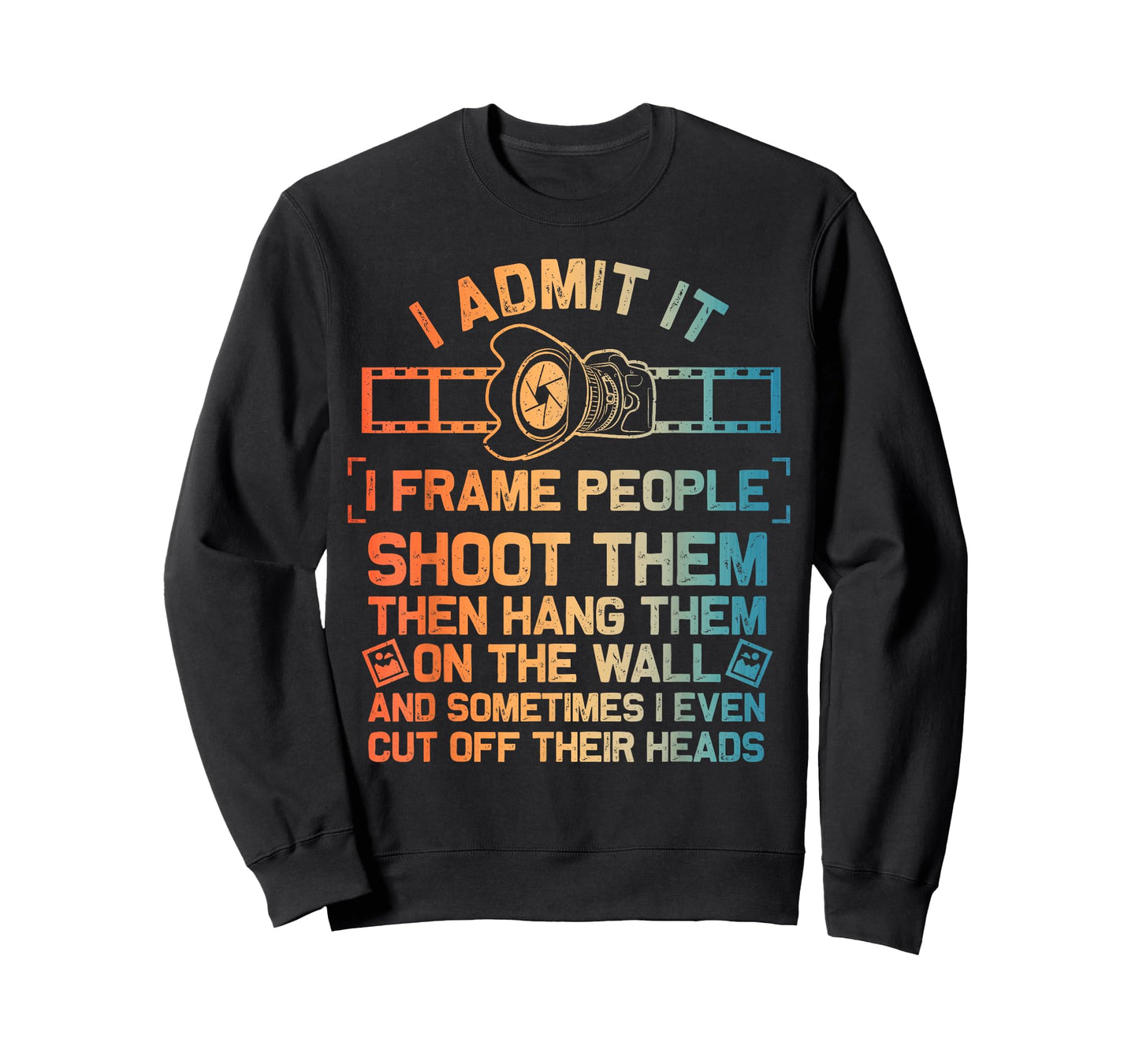 Cool Photographer Design For Men Women Camera Photography T-Shirt