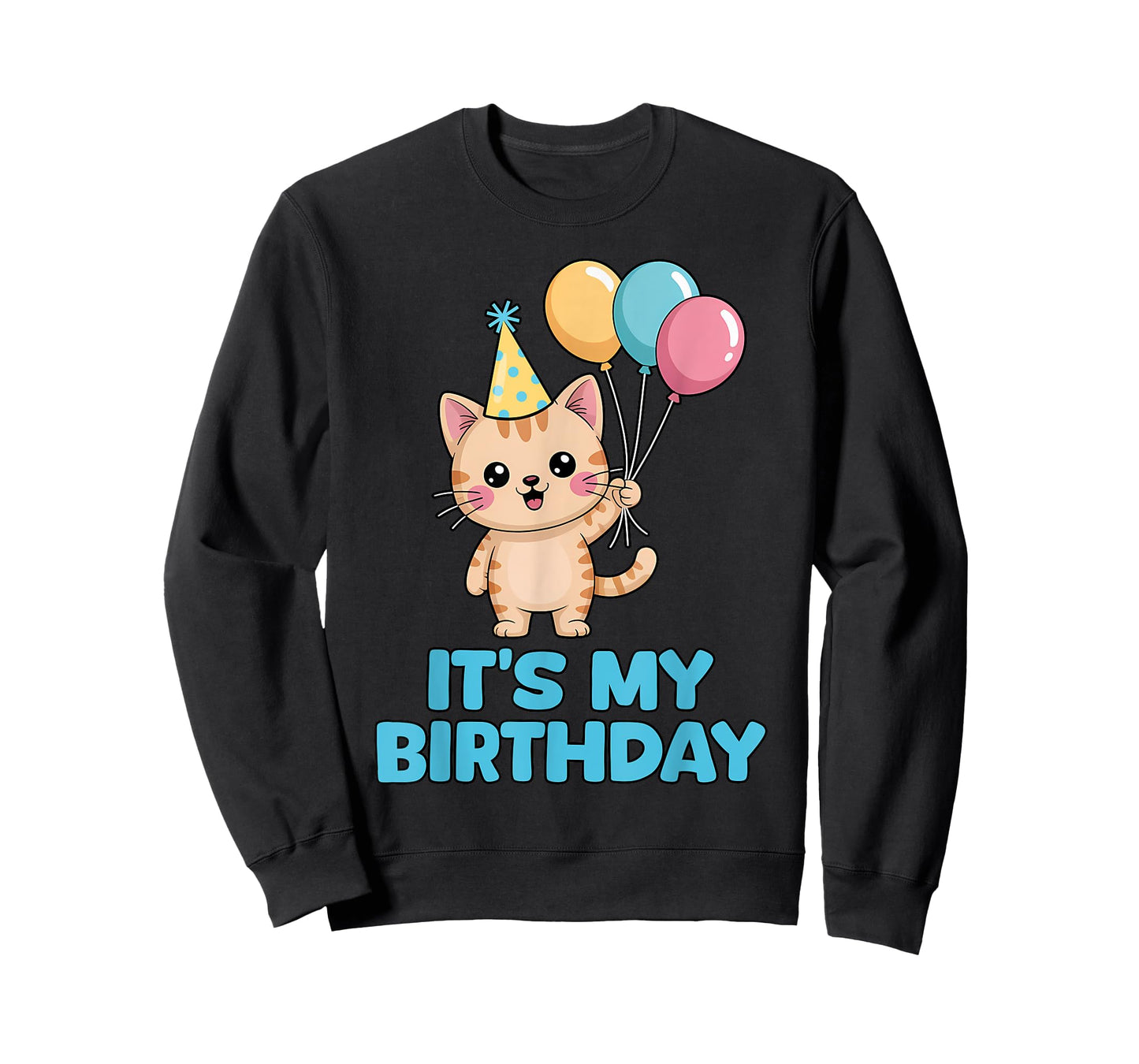 It's My Birthday Kawaii Cat T-Shirt