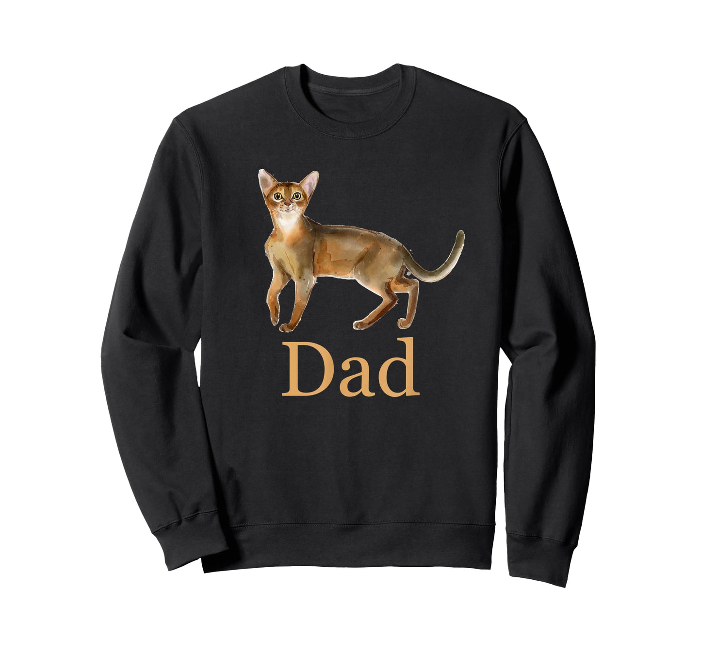Abyssinian Cat Dad Shirt, Cat Dad Daddy Present, Cat Father T-Shirt