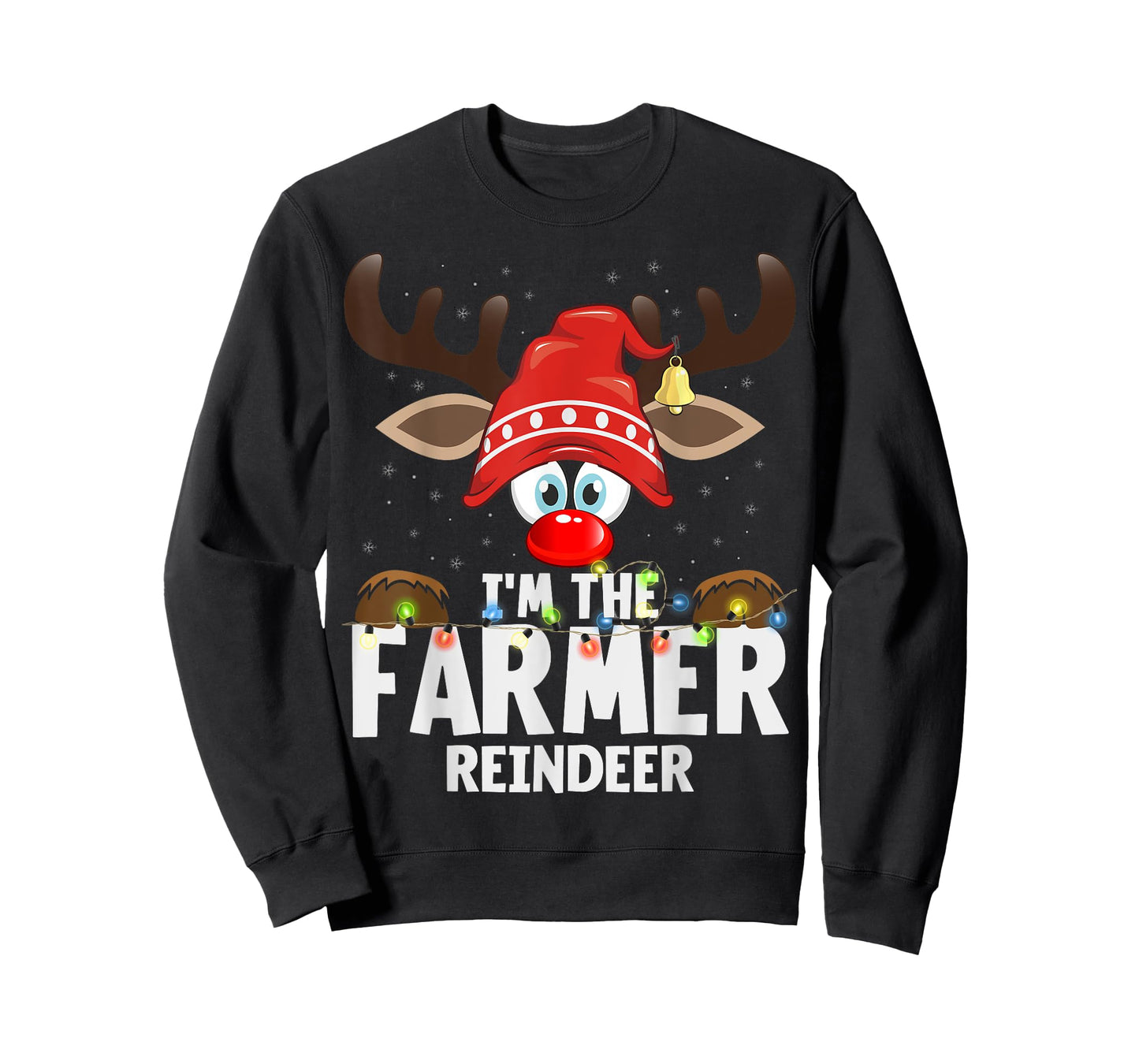Christmas Matching I'm The Farmer Reindeer T-Shirt