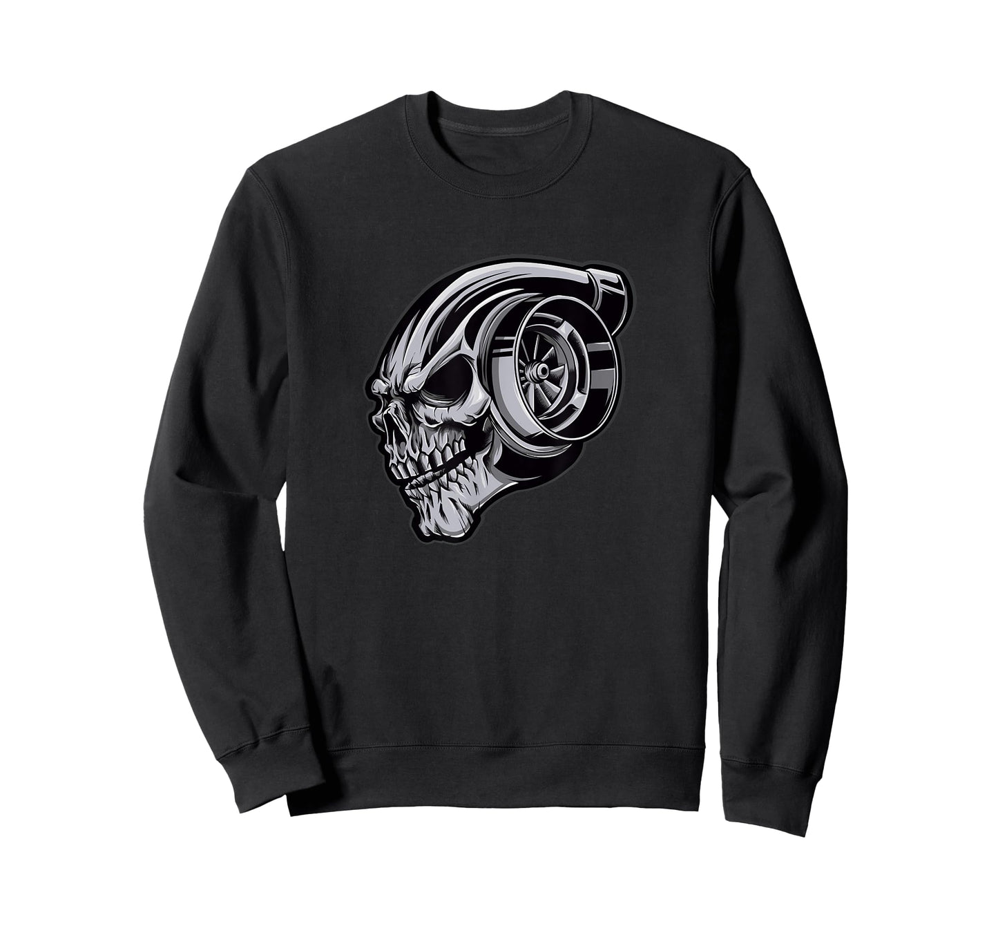 Chrome Turbocharger Skull Shirt T-Shirt