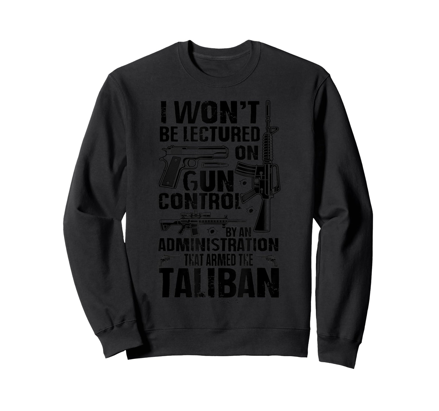 Vintage I Won't Be Lectured On Gun Control Rights T-Shirt