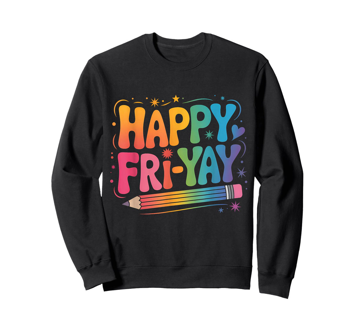 Happy Fri-Yay Teacher Fry Yay Friday Weekend Cute Fri-Yay T-Shirt