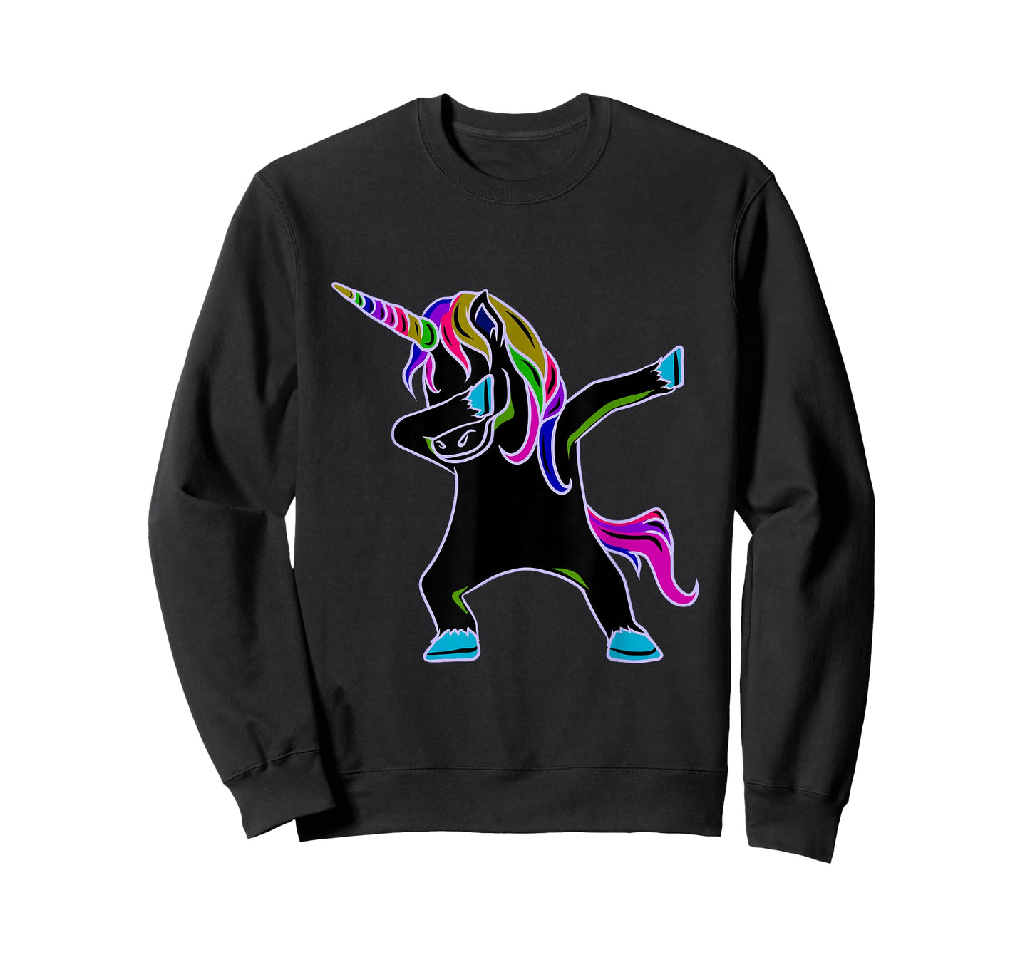 EDM Rave Shirt - Magical Dabbing Unicorn Festival T-Shirt T-Shirt