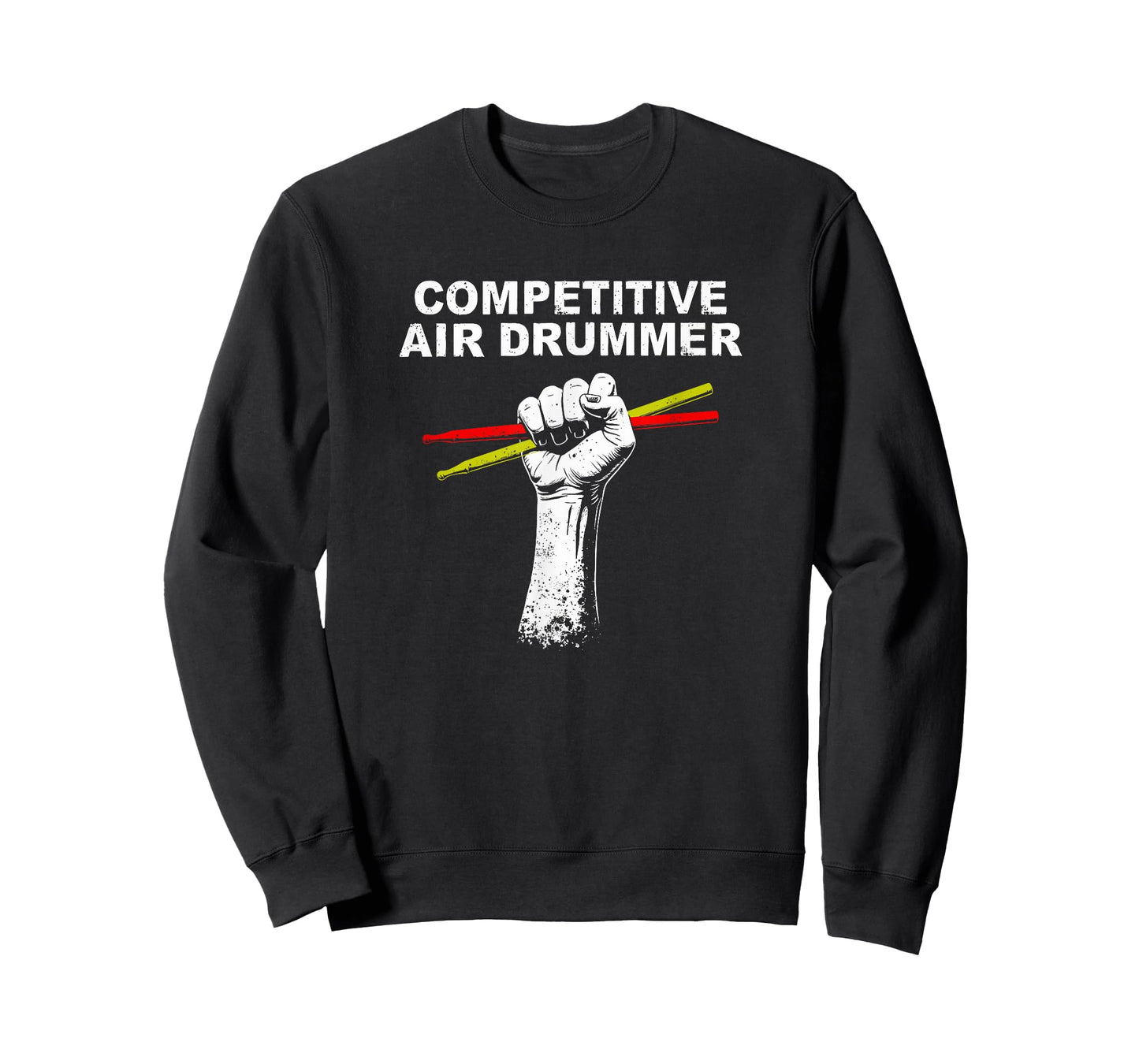 Competitive Air Drummer - Music Lovers Funny Drummer T-Shirt