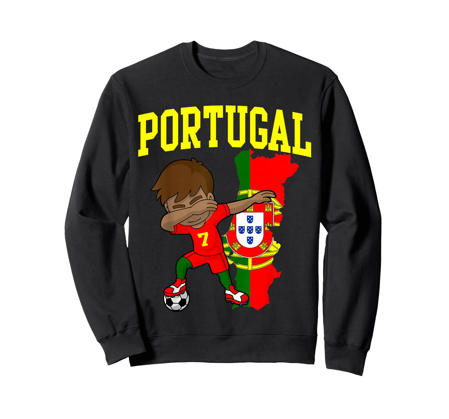 Portugal Soccer Dabbing Football Portuguese T-Shirt