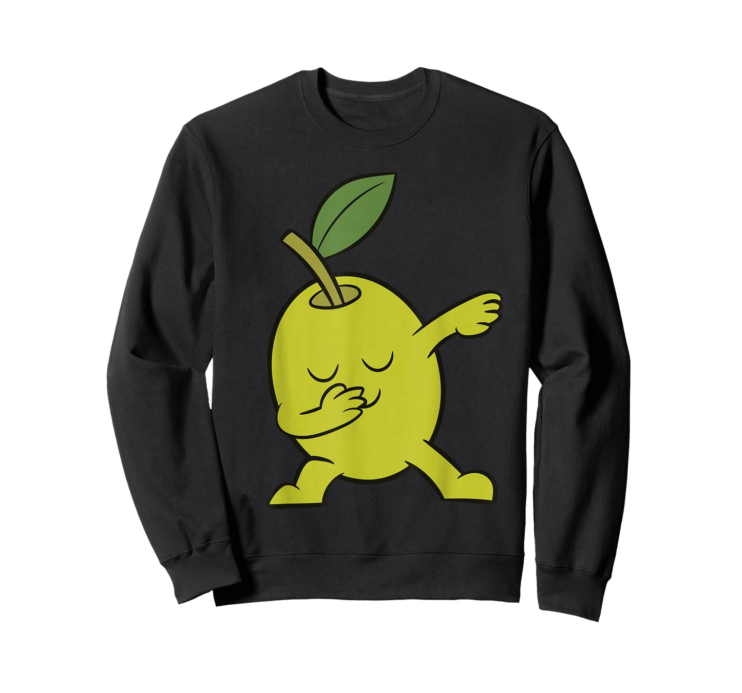 Green Olive Fruit Dabbing Cute Dabbing Olive T-Shirt