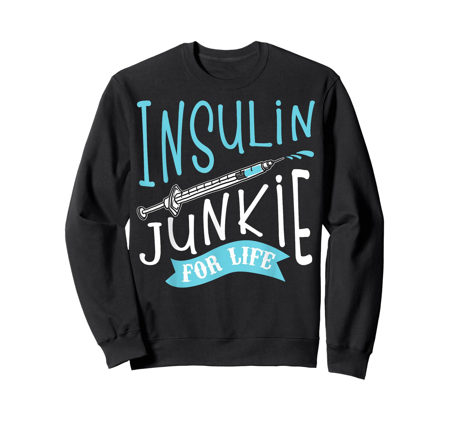 Cool Insulin Junkie Funny Diabetes Awareness Gift Men Women T-Shirt