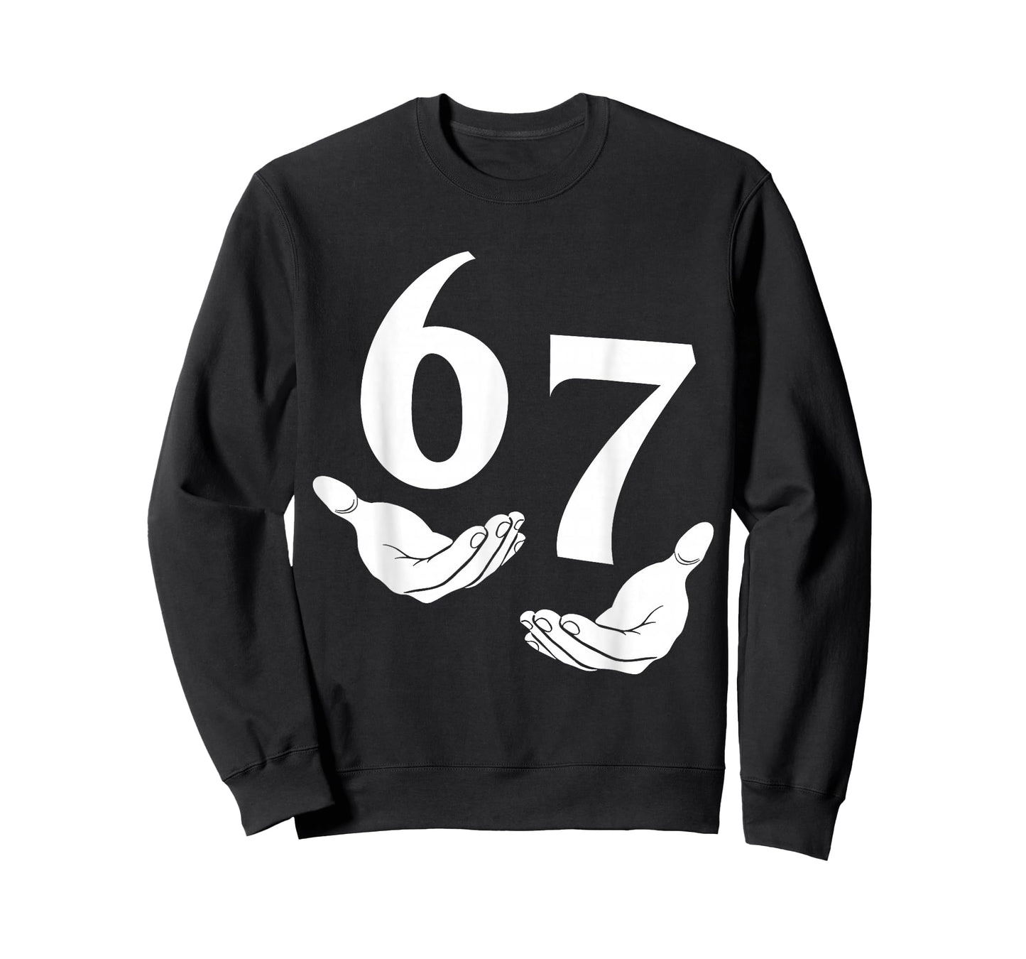 67 Six Seven 6 7 Kids 67 Youth Boys 6-7 Meme Funny Hands 67 T-Shirt