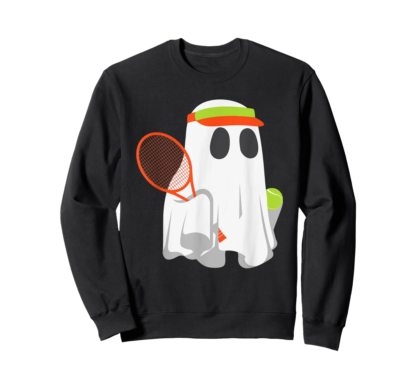 Funny Halloween Tennis Player Ghost Men Women Kids Matching T-Shirt