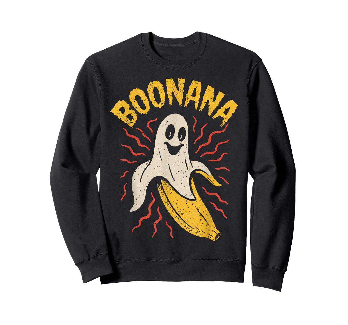 Halloween Spooky Banana Ghost Cute Boonana T-Shirt