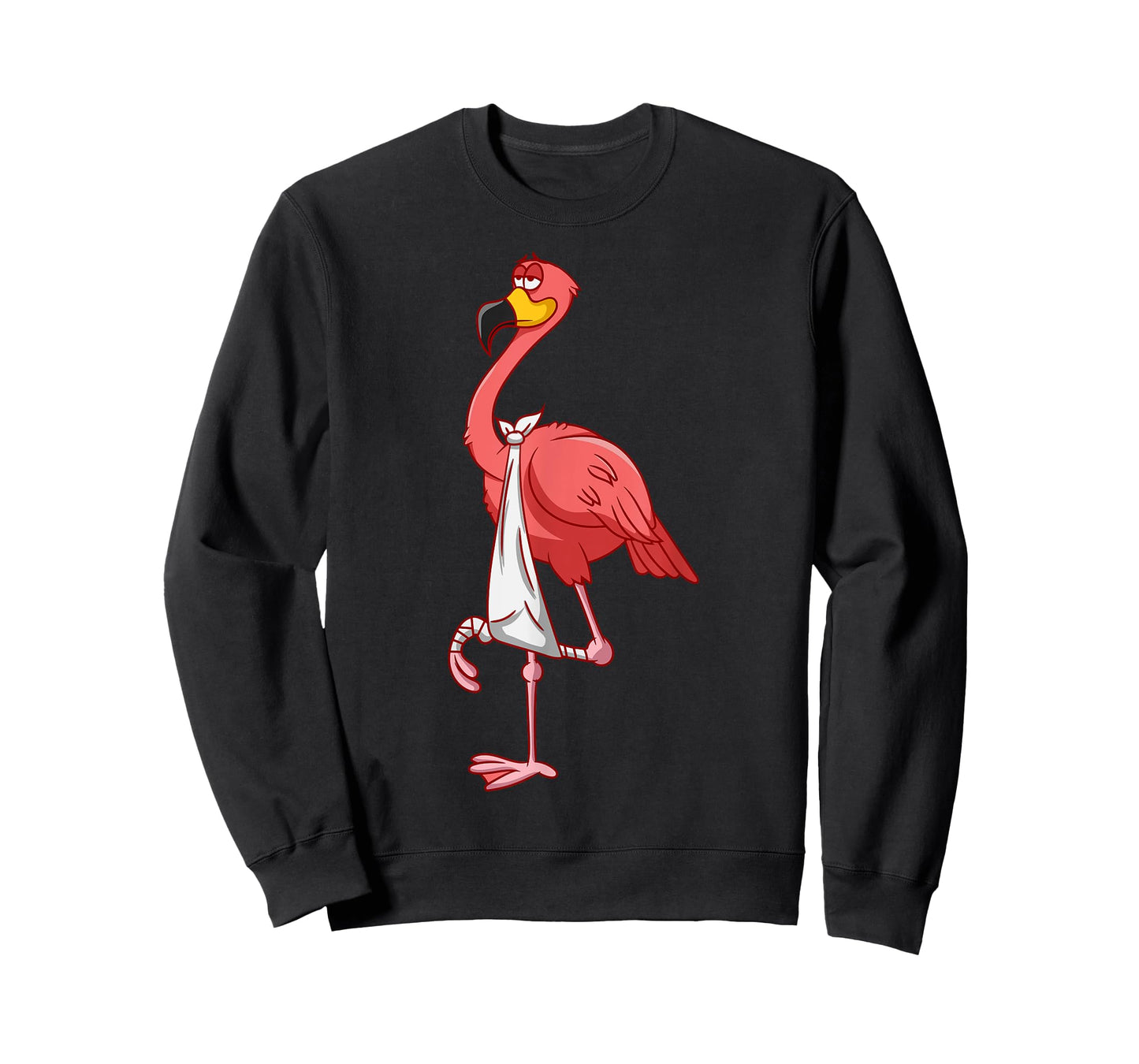 Cool Broken Leg Flamingo | Funny Fractured Shorebird Gift T-Shirt