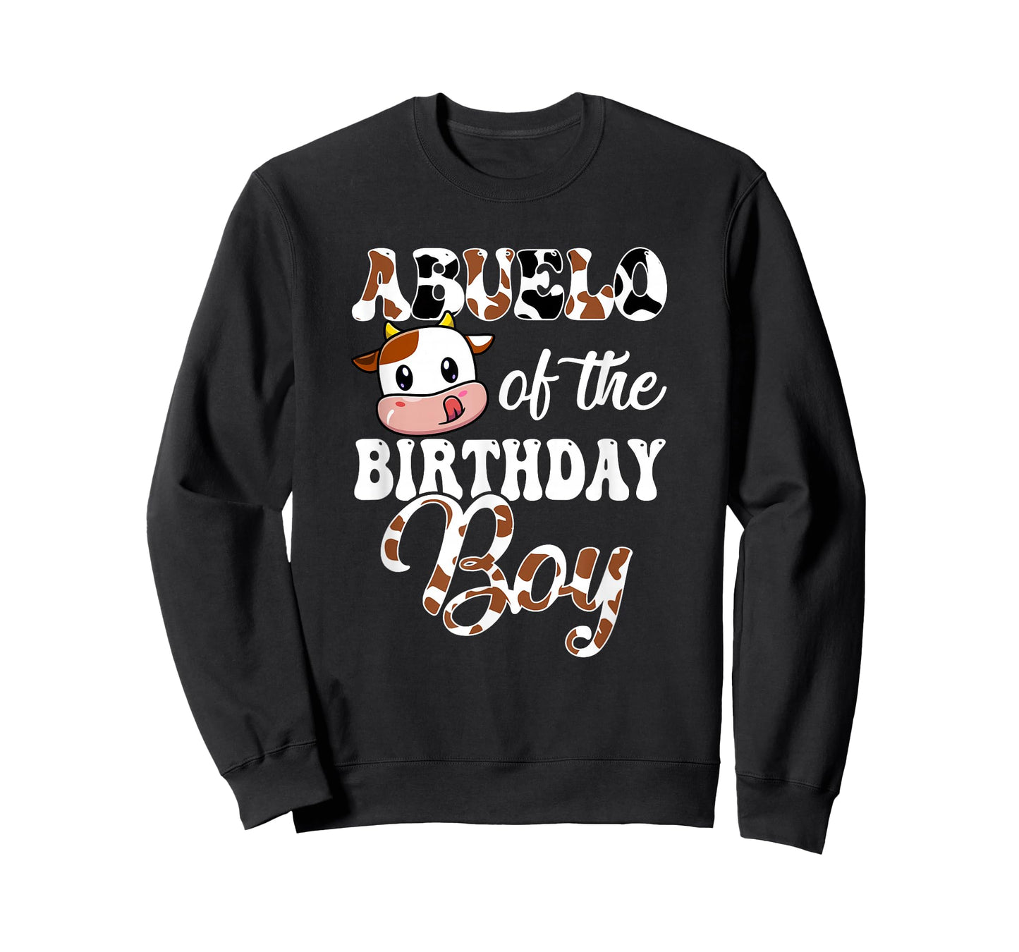 Abuelo Of The Birthday Boy Cow Farm 1St Birthday Boy T-Shirt