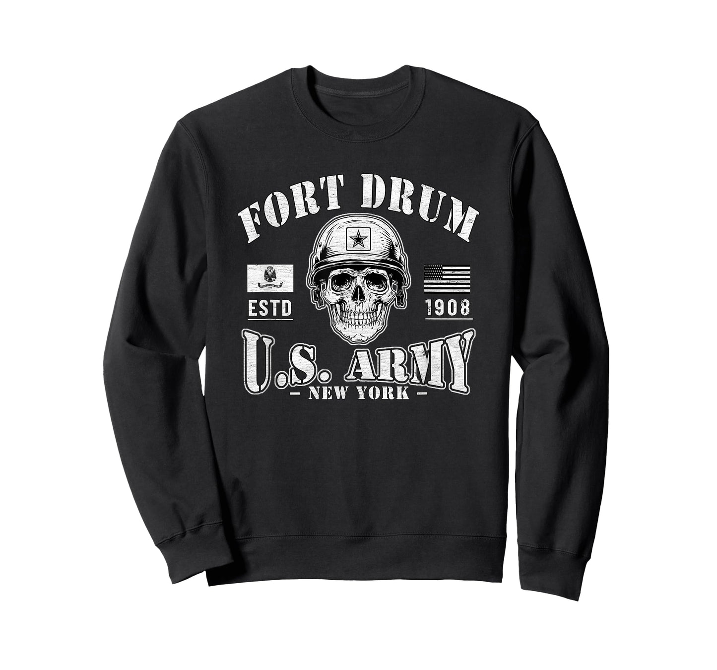 Fort Drum New York Ny 10th Mountain Division Military Base T-Shirt