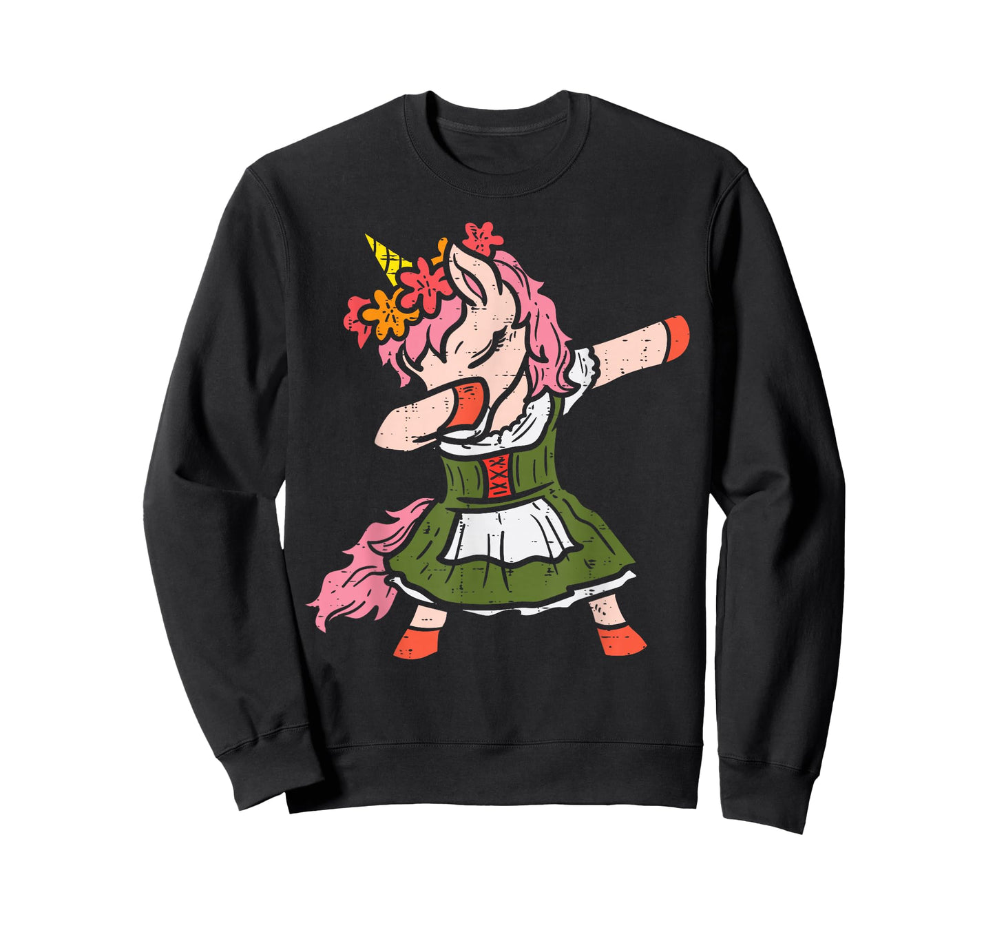German Unicorn Dab Drindl Bavarian Oktoberfest Girls Kids T-Shirt