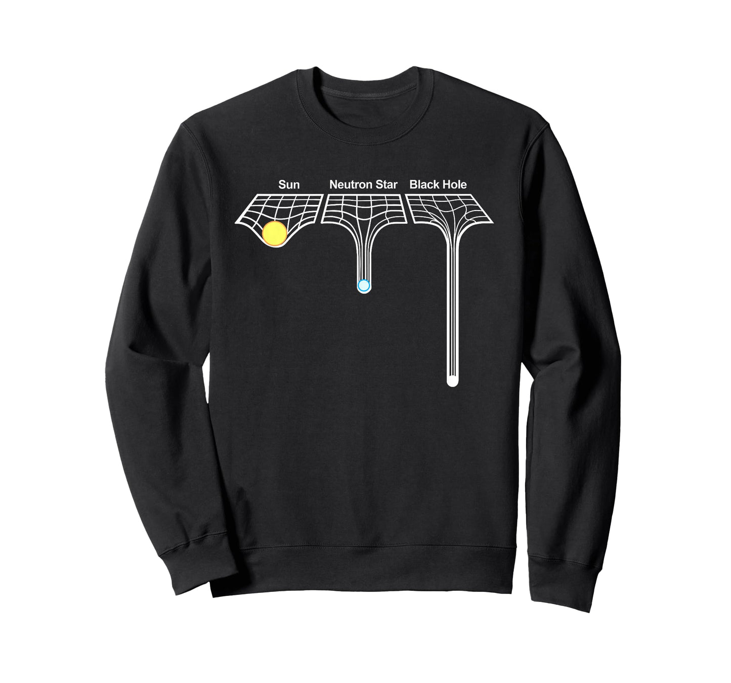 Astrophysics Sun Neutron Star and Black Hole T-Shirt