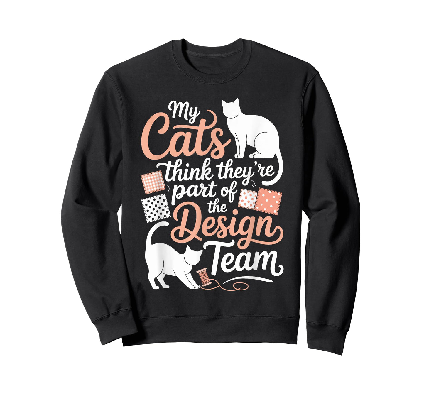 Quilting Humor for Cat Lover Sewing Funny Knitting Quilter T-Shirt