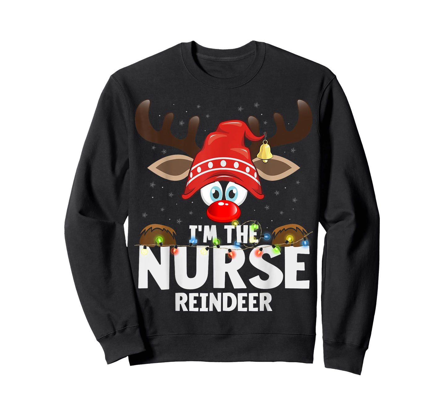 Christmas Matching I'm The Nurse Reindeer T-Shirt