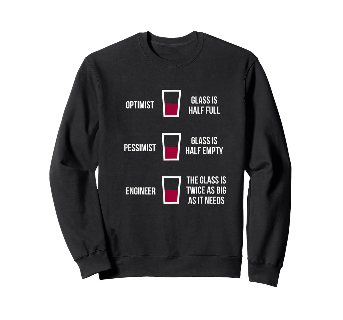 Engineer Glass Half Full: Funny Engineering Joke T-Shirt