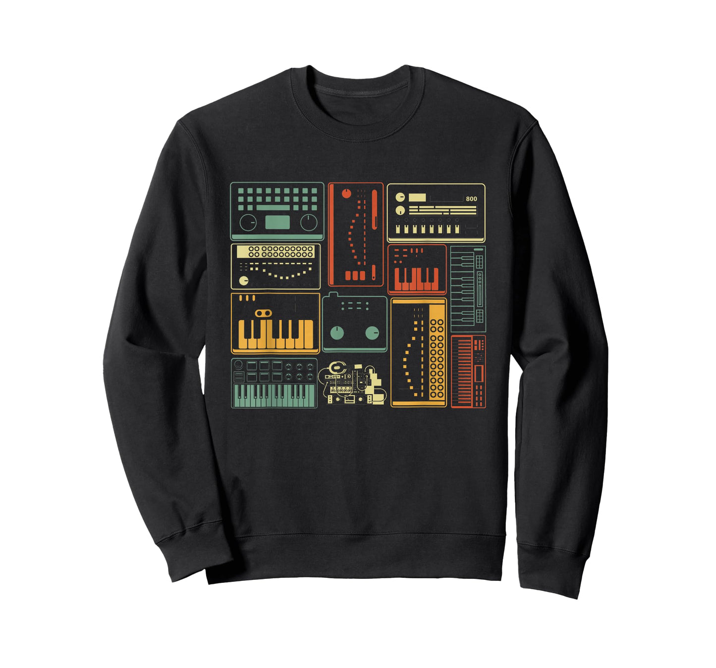 Analog Modular Synthesizer Music Producer Keyboard T-Shirt