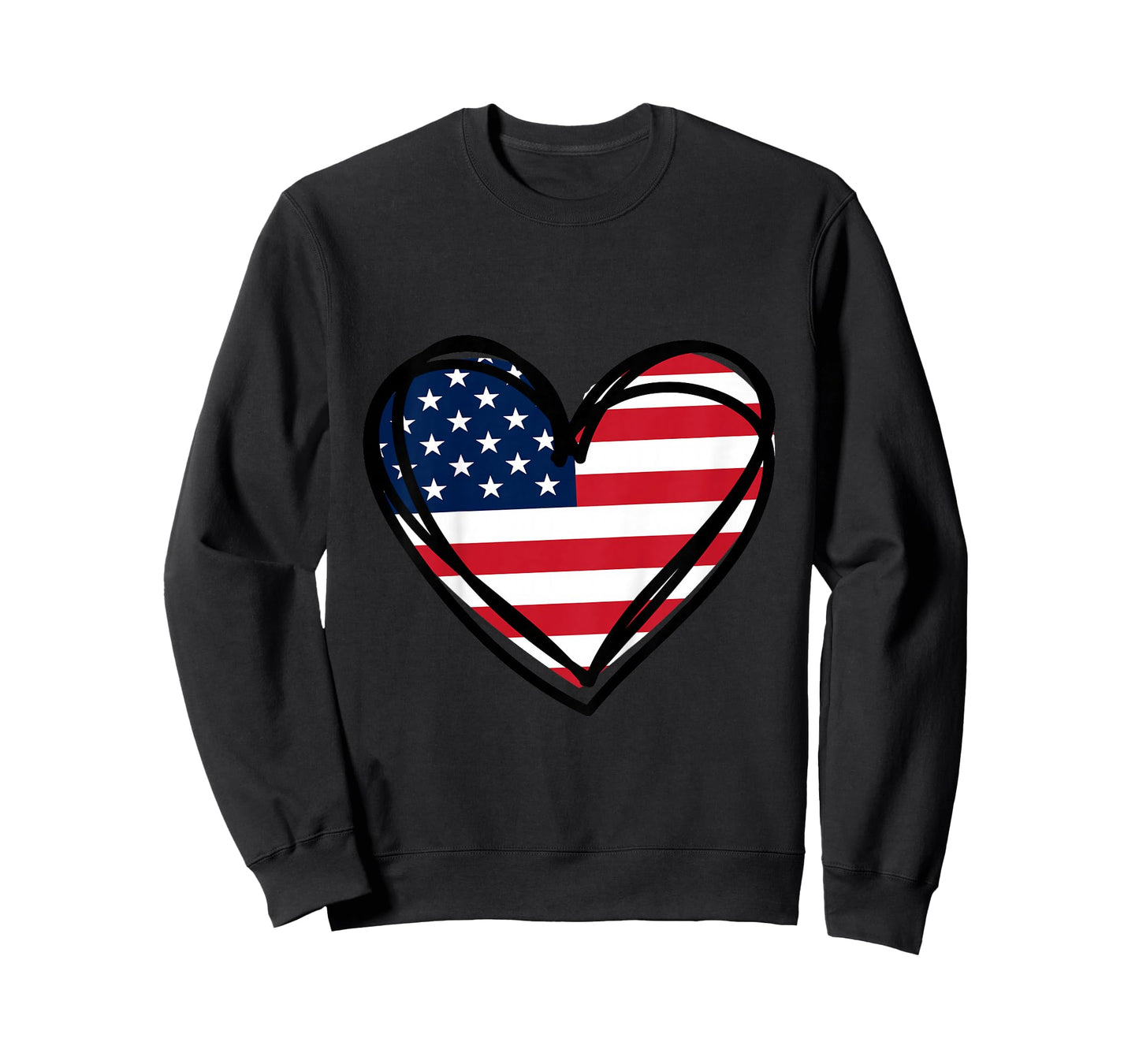 Girls 4th of July 4 Heart Flag US Independence Day Toddler T-Shirt