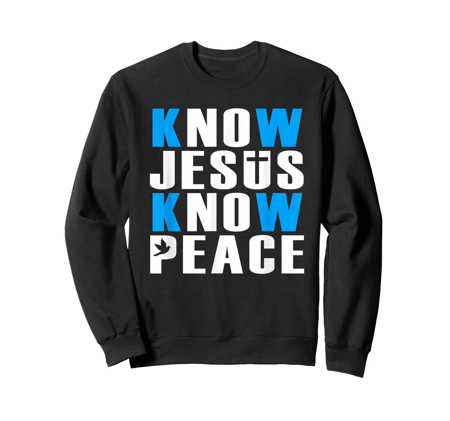 Christian Know Jesus Know Peace Religion God Church Bible T-Shirt