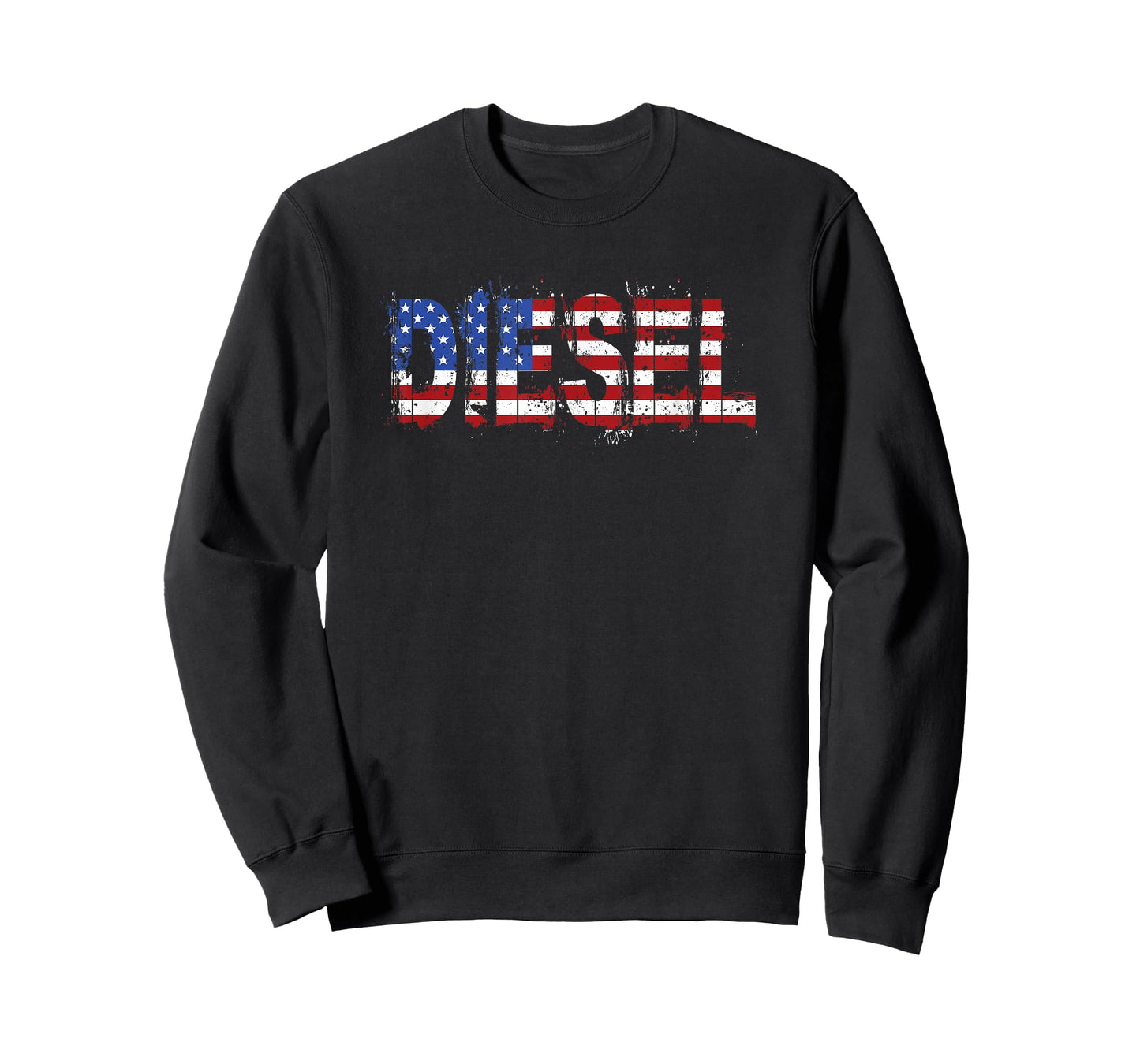 Diesel American Flag Truck Power Roll Coal Truckers T-Shirt
