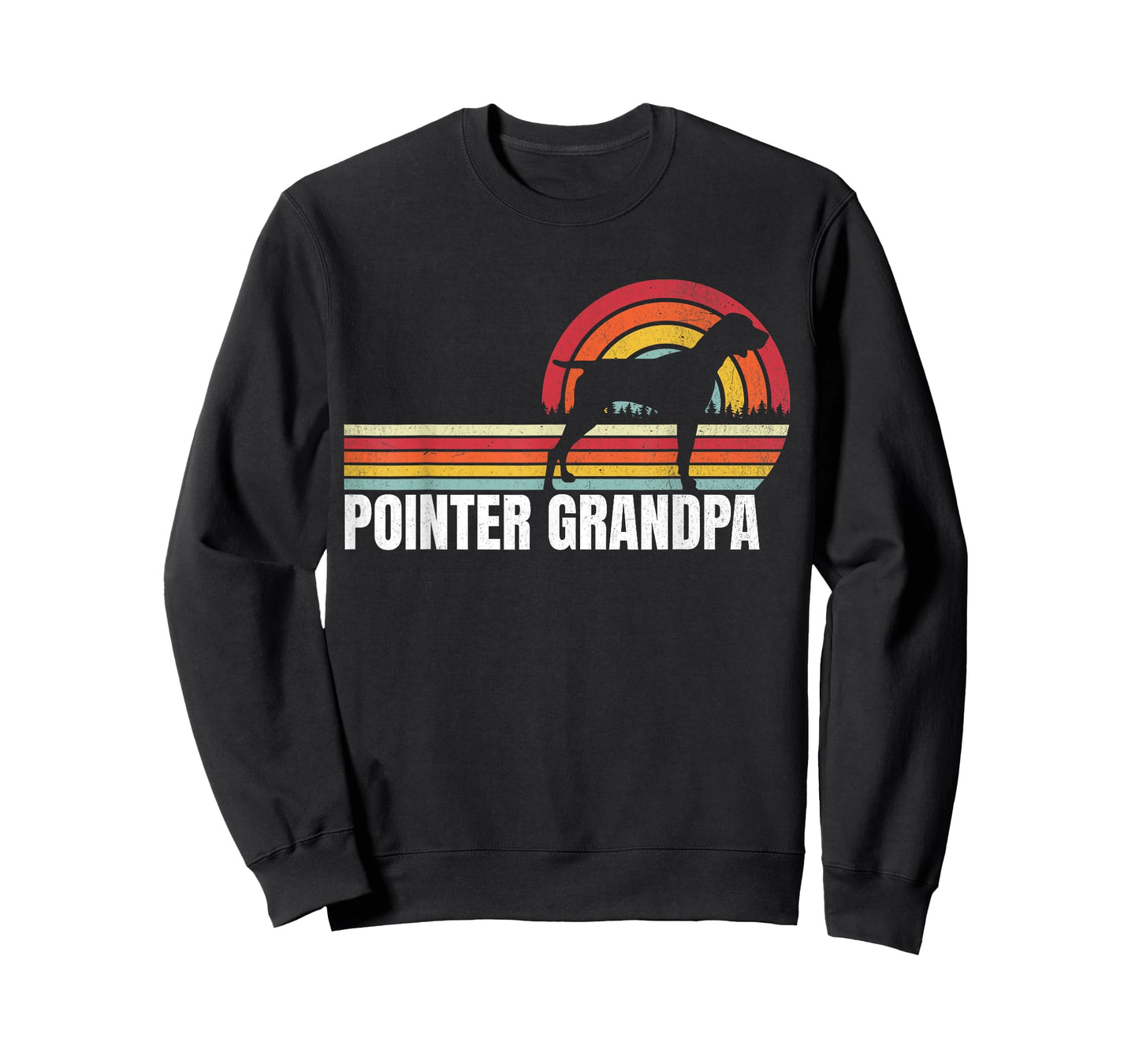 German Shorthaired Pointer Grandpa American Flag GSP Dog T-Shirt