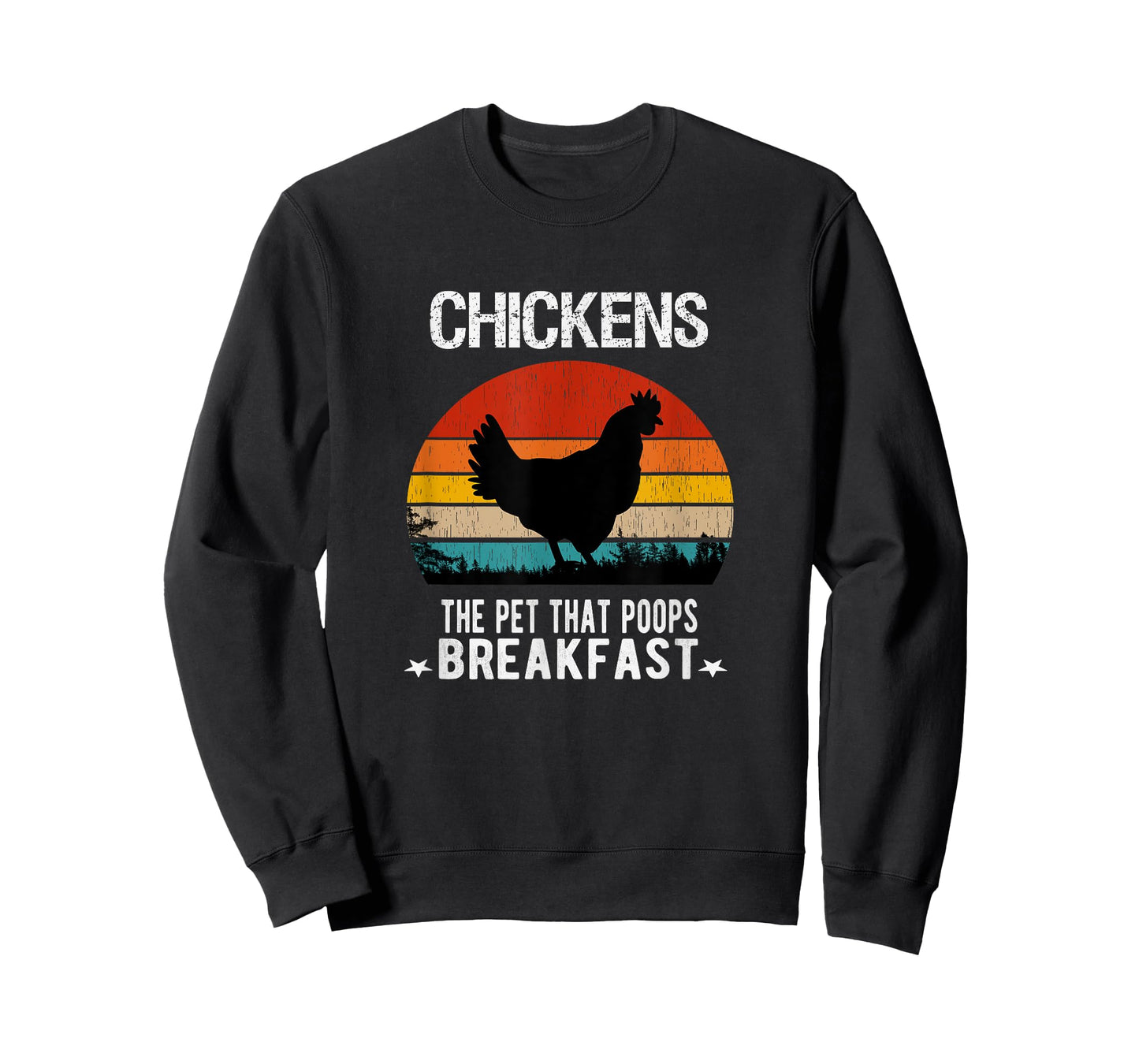 Chickens the pet that poops Breakfast Men Women Kids Farmers T-Shirt