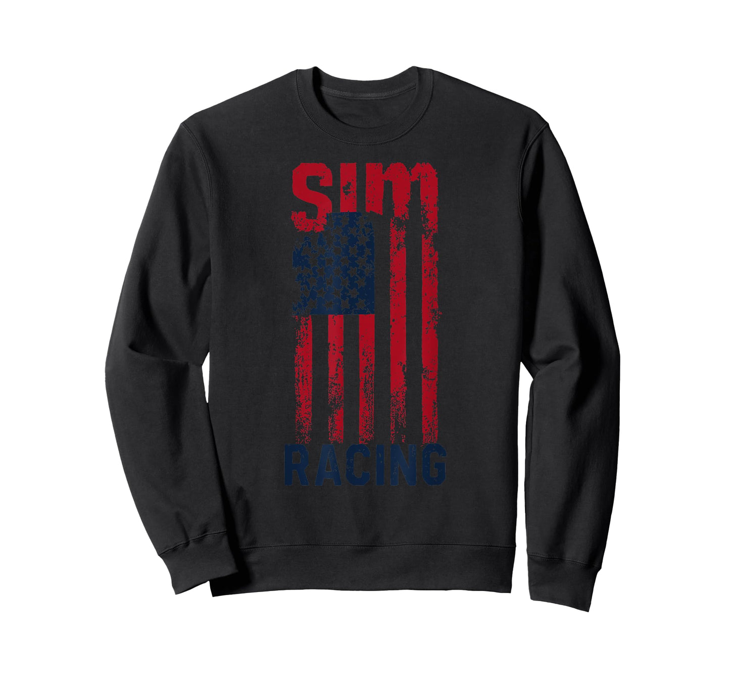 Sim Racing American Flag T-Shirt