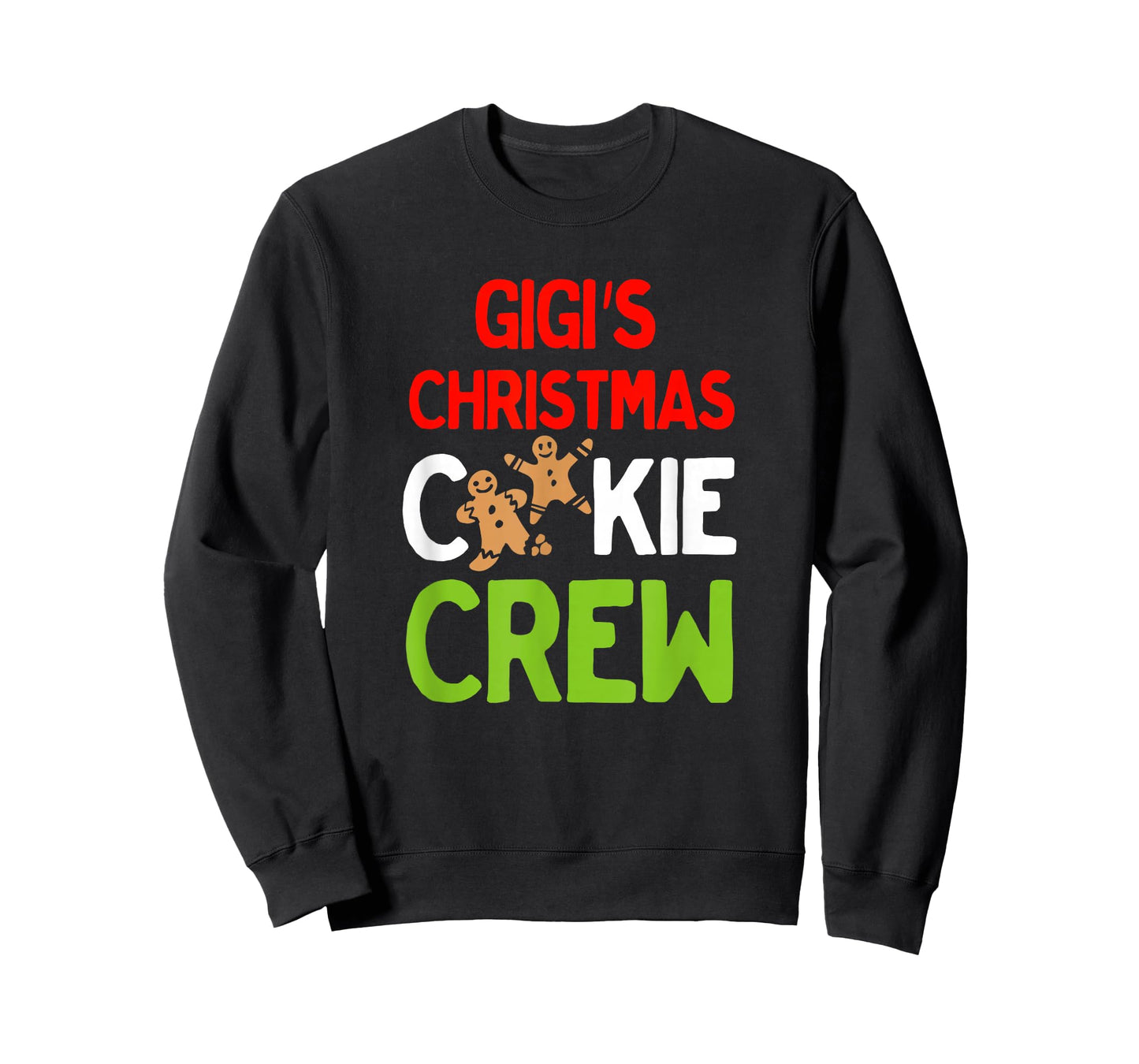 Cute Gigi's Christmas Cookie Crew for Grandkids and Families T-Shirt