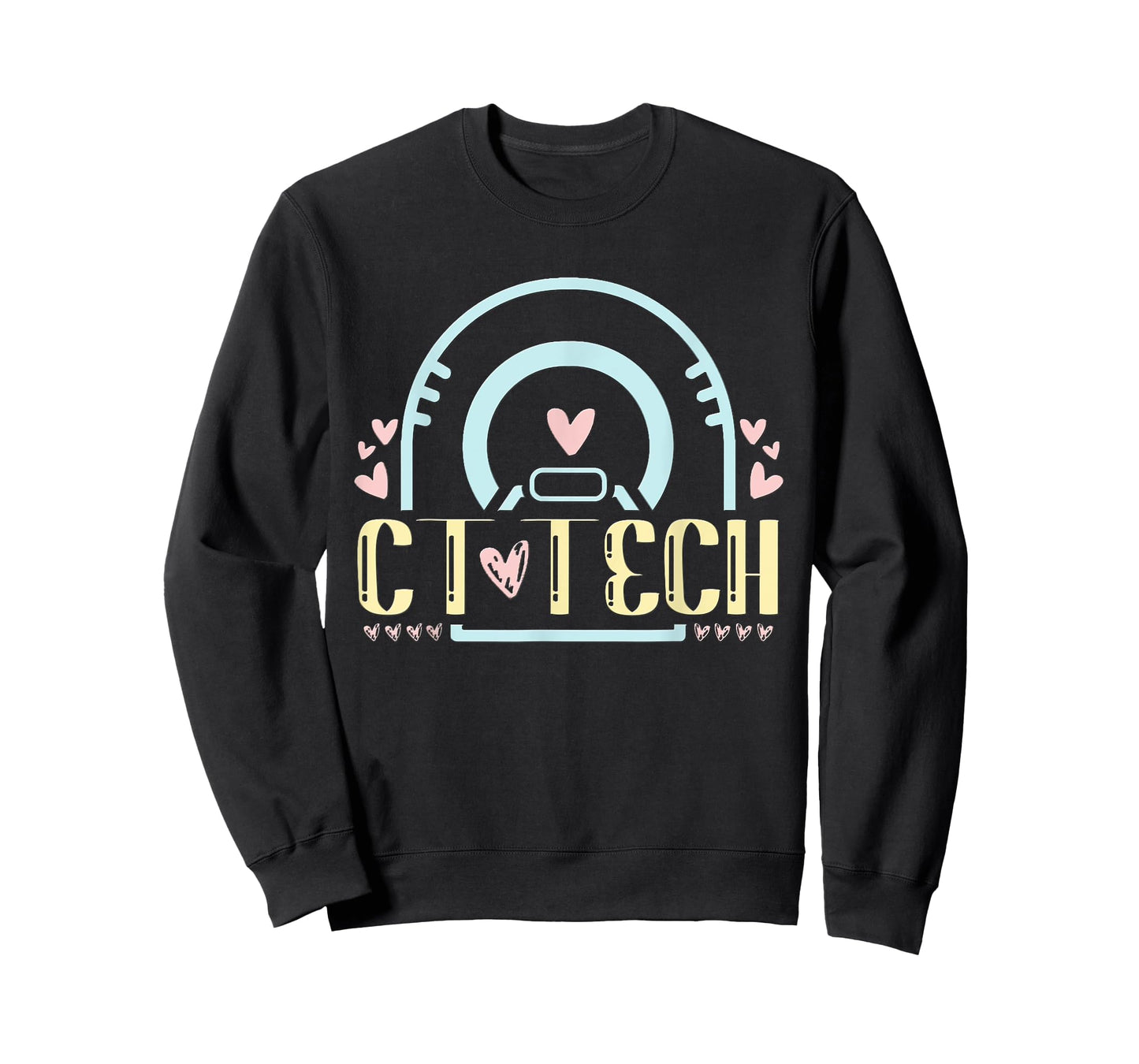 Ct Tech Gifts Merch Apparel - CT Technologist Radiology T-Shirt - Black - Women's - Small - Modern - Casual - Short Sleeve - T-Shirt