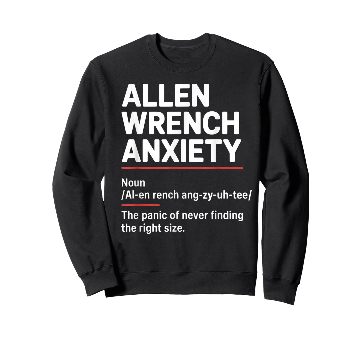 Cool Fixing Definition Toolbox Mechanic Allen Wrench Anxiety T-Shirt
