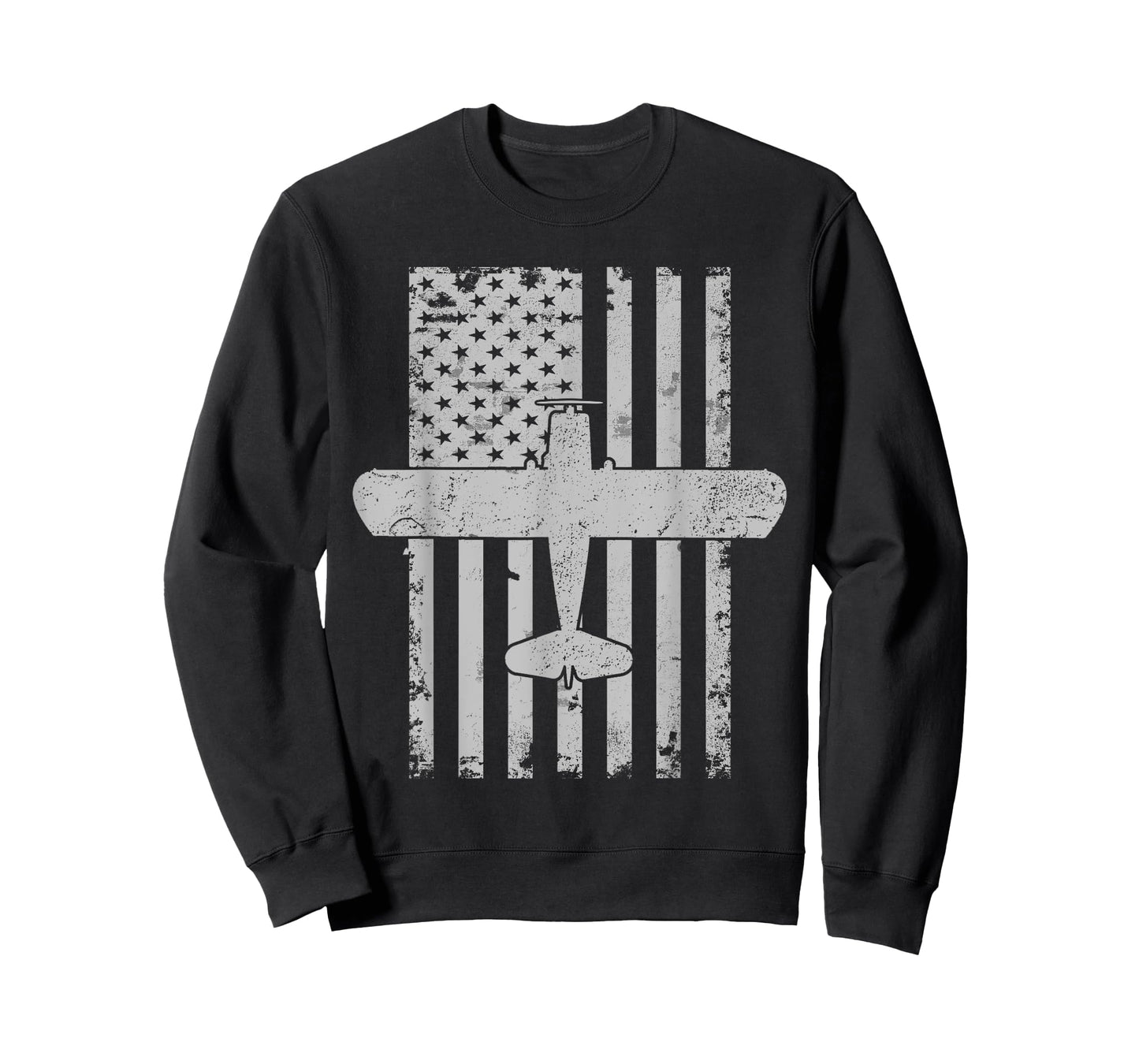 J-3 Cub Airplane Patriotic Vintage Flag Flight Pilot T-Shirt for Women Kids Men