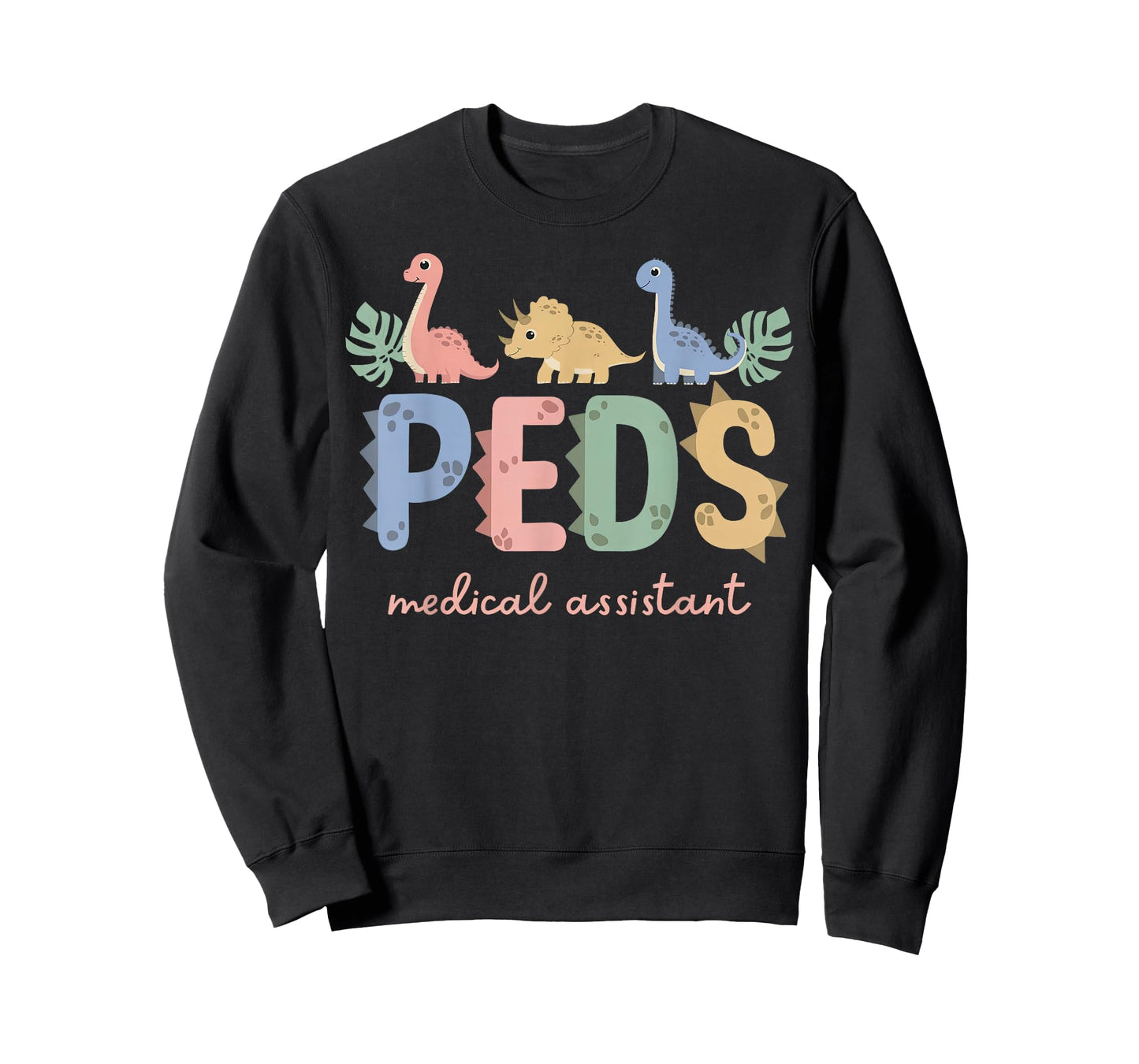 Cute Dinosaur PEDS MA Pediatric Medical Assistant Nurse Grad T-Shirt