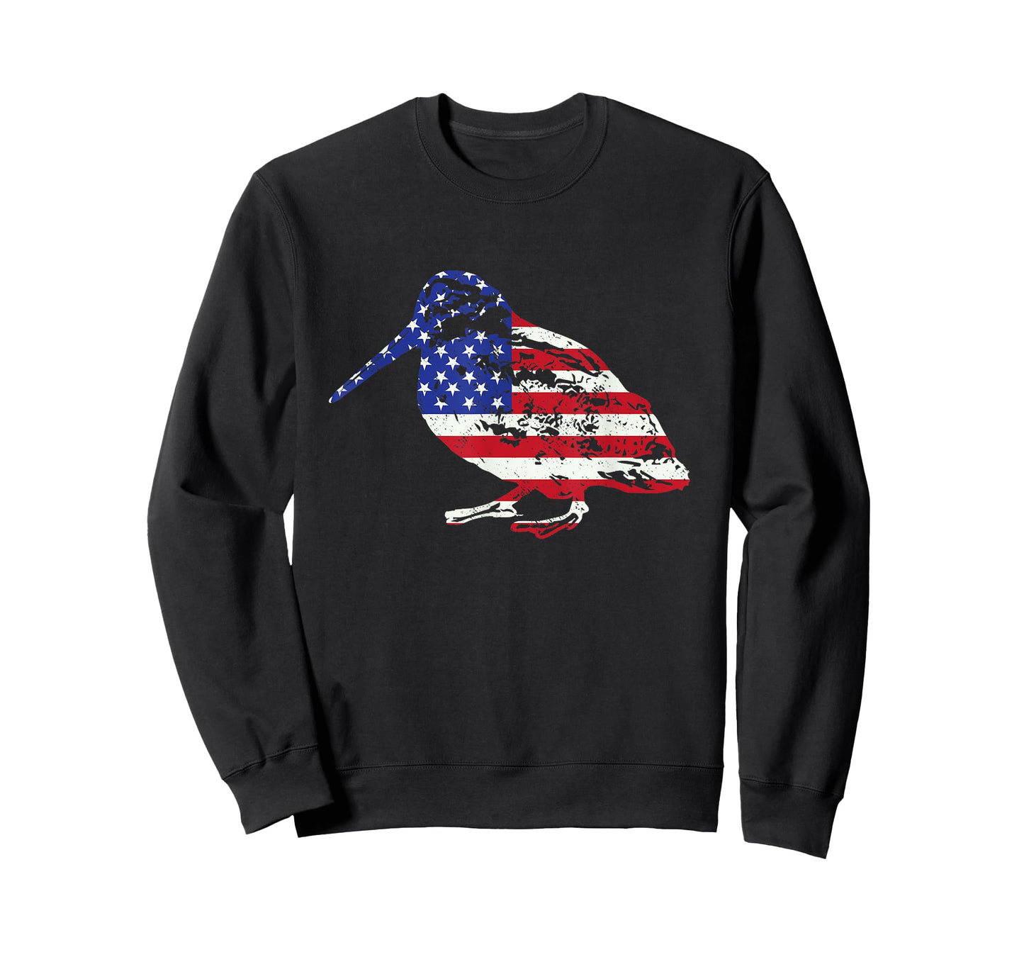 American Flag Woodcock Hunter Timberdoodle Bogsucker Gifts T-Shirt
