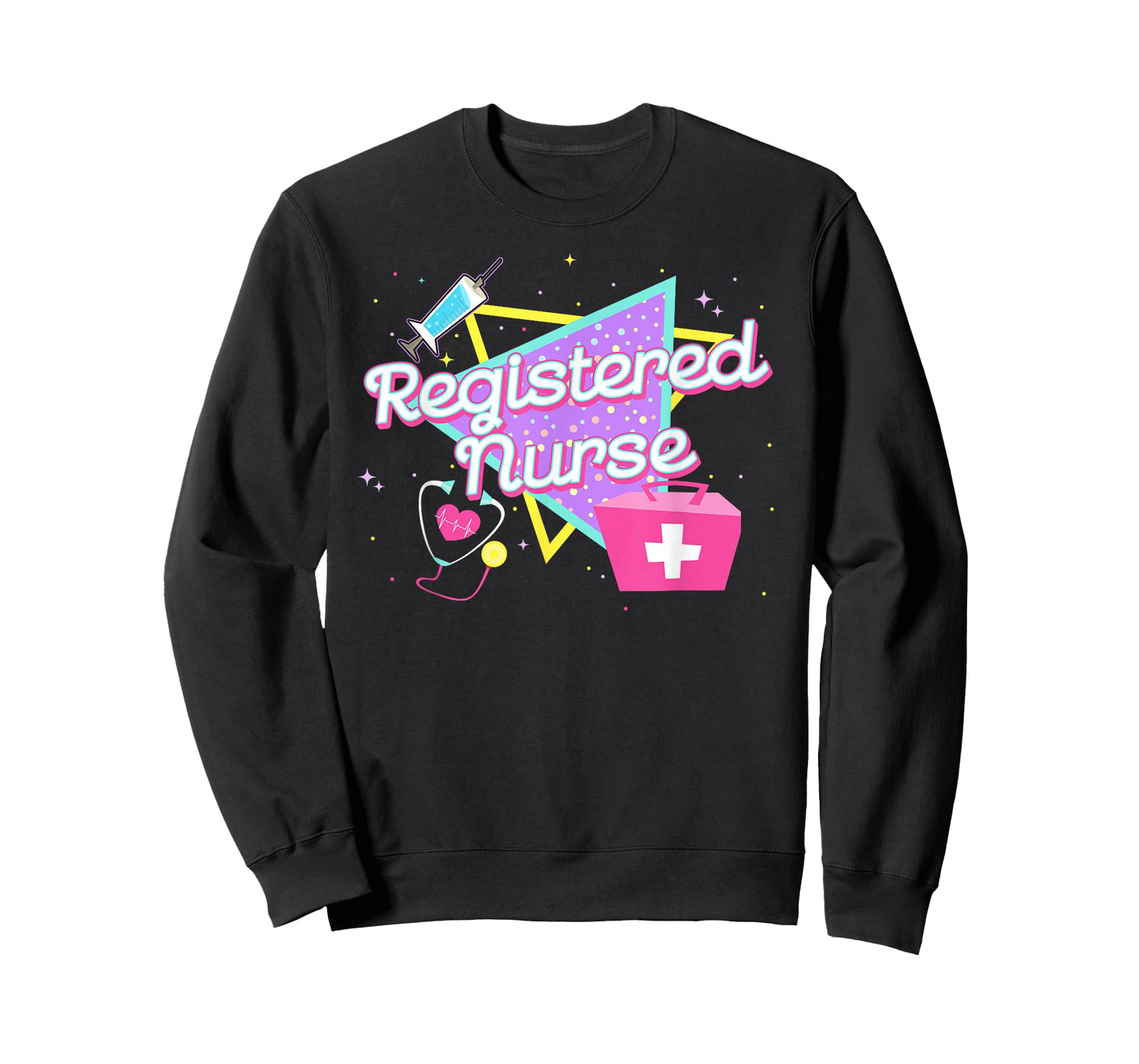 90s Retro Style Registered Nurse Shirts For Women Nurse T-Shirt